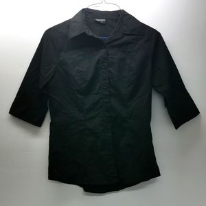 Black 1/2 sleeve blouse